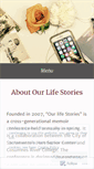 Mobile Screenshot of ourlifestories.org